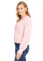 Women's Pearl Button Cardigan Sweater