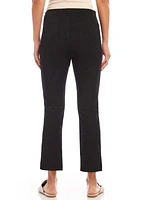 Women's Cropped Pintuck Pants