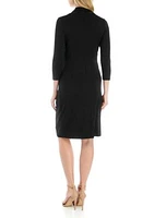 Cascade Wrap Dress