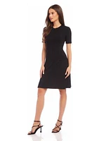 Women's Short Sleeve A-Line Dress