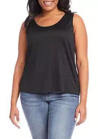 Karen Kane Plus Scoop Neck Tank