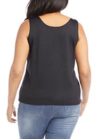 Plus Scoop Neck Tank