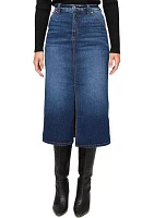 Women's Denim Midi Skirt