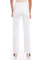 Women's Slim Wide Leg Jeans