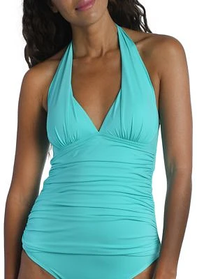 Island Goddess D Cup Halter Swim Tankini