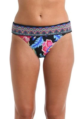 Midnight Magic Shirred Hipster Swim Bottoms