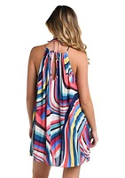 Slice of Paradise Trapeze Swim Coverup Dress