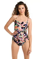 La Blanca Lingerie Tank One Piece Swimsuit