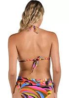 Tropic Waves Halter Bikini Swim Top