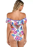 Paradiso Off the Shoulder One Piece Swimsuit