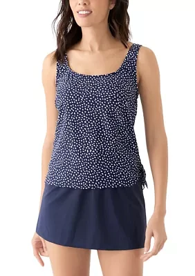 Seaside Dot Faux Swim Skirtini