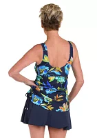 Indigo Vineyard Adjustable Tank Swimdress