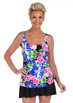 Summer Splash Adjustable Tank Swim Dress