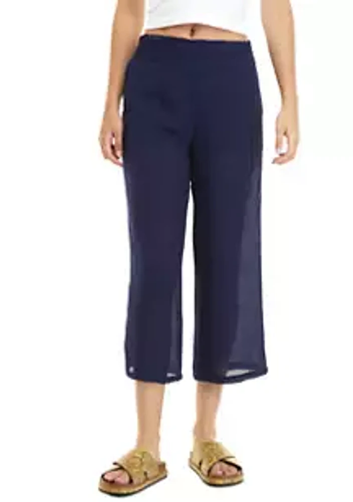 A. Byer Juniors' Pull On Wide Leg Pants