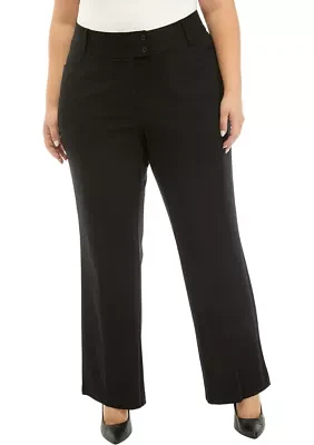 Plus Curvy Fit Bootcut Pants