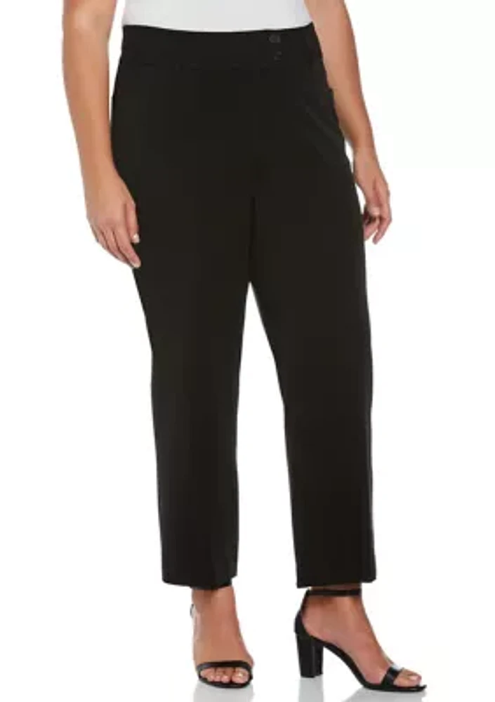 Plus Curvy Fit Short Bootcut Pants