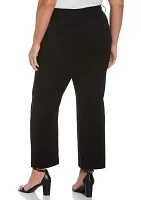 Plus Curvy Fit Short Bootcut Pants