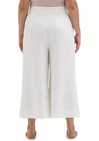 Plus Wide Culotte Pants