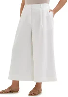 Plus Wide Culotte Pants