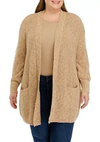 Plus Duster Long Sleeve Cardigan