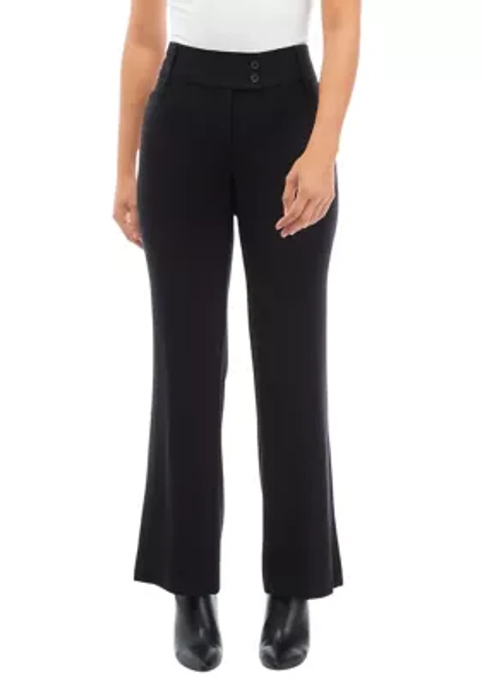 Petite Curvy Fit Bootcut Pants