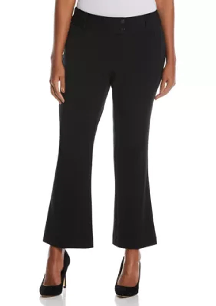 Petite Curvy Fit Short Length Bootcut Pants