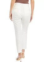 Petite Seamed Ankle Pants