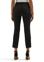 Satin Luxe Straight Leg Crop Pants