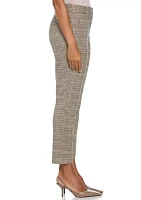 Women's Houndstooth Straight Leg Pants