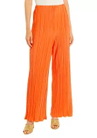 Wome's Wide Leg Pleated Pants