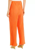 Wome's Wide Leg Pleated Pants