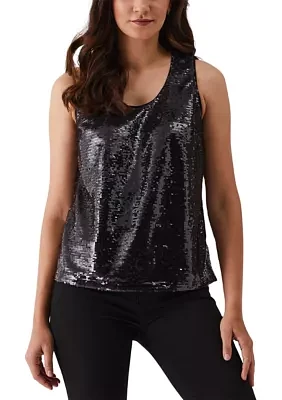 Women's Sequin Sleeveless Tank Top