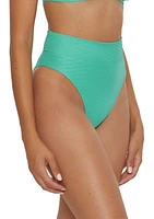 Catalonia Solid High Waist Swim Bottoms