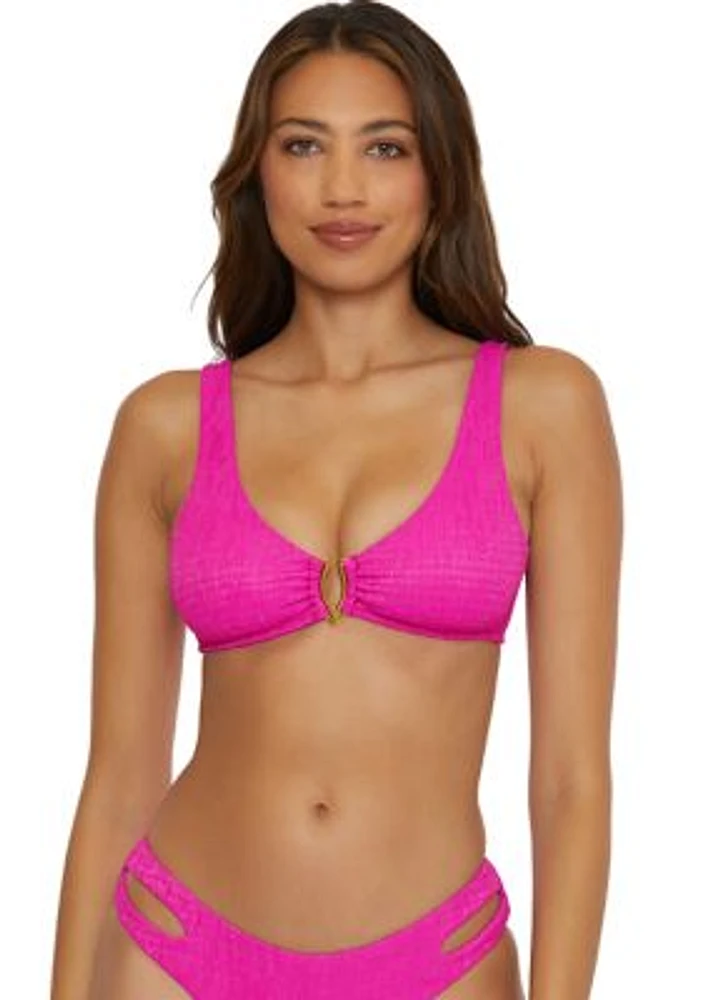 Luminous Scoop Neck Swim Top