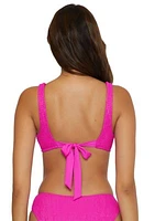 Luminous Scoop Neck Swim Top