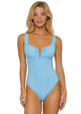 Color Code Solid One Piece Swimsuit