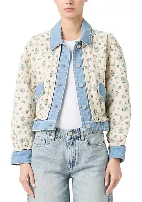 Women's Quilted Jean Jacket