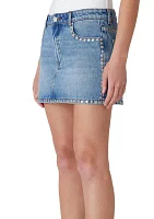 Women's Rose Garden Studded Mini Skirt