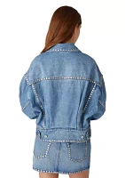 Women's Rose Garden Studden Denim Jacket