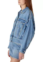 Women's Rose Garden Studden Denim Jacket