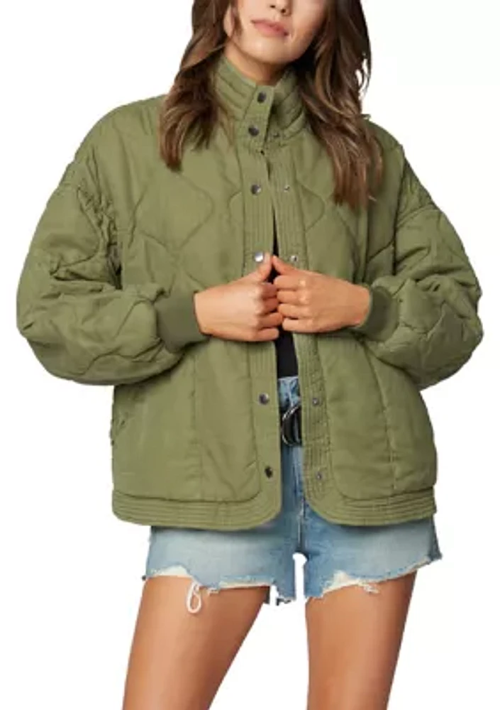 Women's Burnt Sage Quilted Jacket