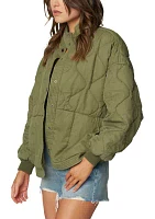 Women's Burnt Sage Quilted Jacket