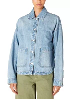 Women's Denim Button Front Shacket