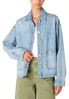 Women's Denim Button Front Shacket