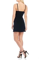 Whisper Square Neck Mini Dress