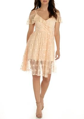 Sleeveless Lace Dress