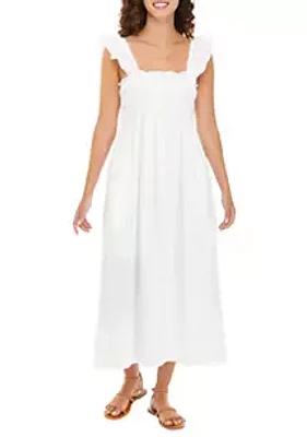 French Connection Sleeveless Cotton Maxi Dress