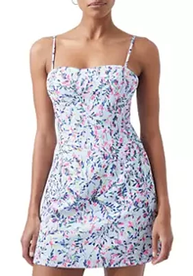 French Connection Floral Whisper Tie Back Dress
