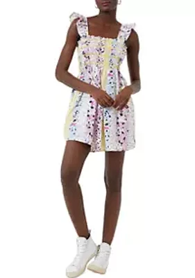 French Connection Women's Isla Organic Ekeze Pop Mini Dress