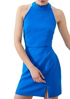 Whisper Racer Neck Dress